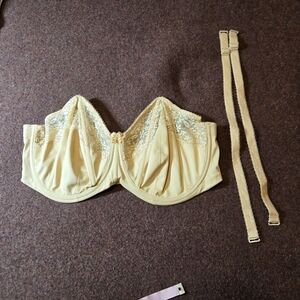 Goddess 42DDD Bra With Removable Straps Tan/beige/nude Like New